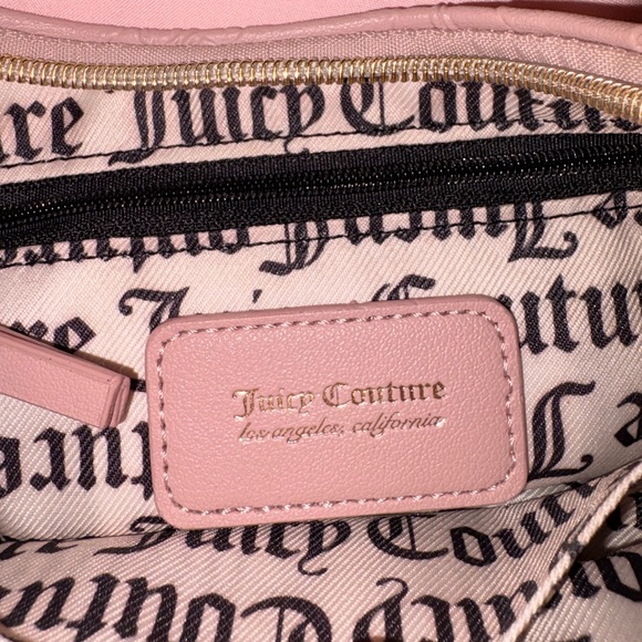 Juicy Couture Pink and Black Logo Bag - Picture 3 of 4